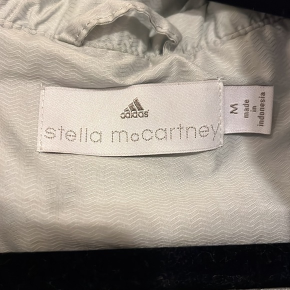 BNWOT Stella McCartney for ADIDAS double zippered light grey 💨 breaker - Picture 2 of 8